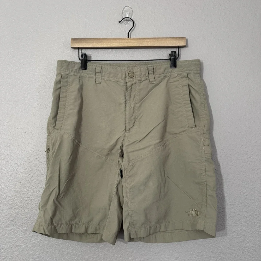 The North Face Horizon Utility Men's Size 34 Tan Hiking Casual Outdoor Shorts